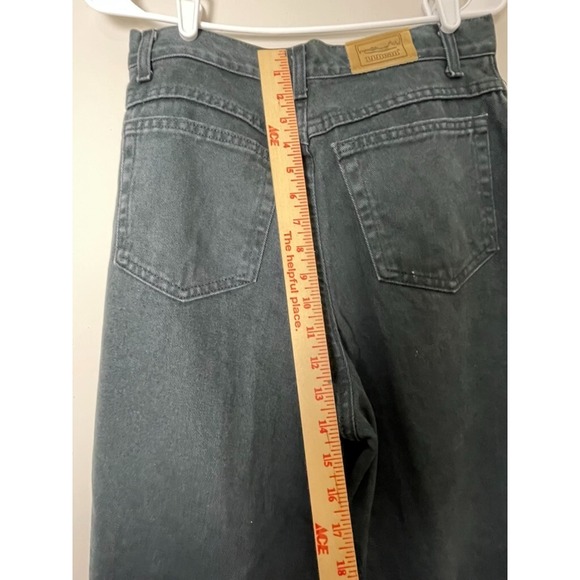 LL Bean FREEPORT MAINE‎ Size 10  Jeans Classic  BLACK PANTS W28 L31 - Picture 5 of 11